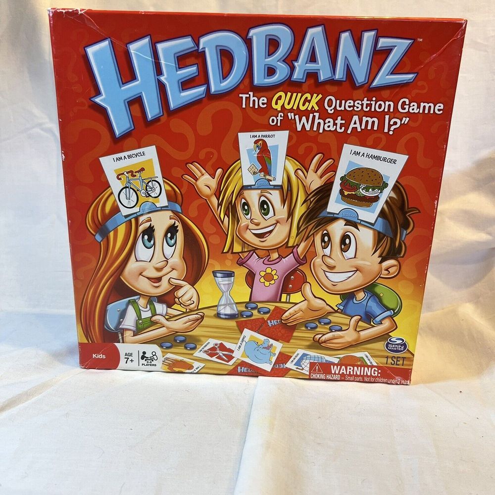 Hedbanz game: The quick‎ question game of what am I? Board game